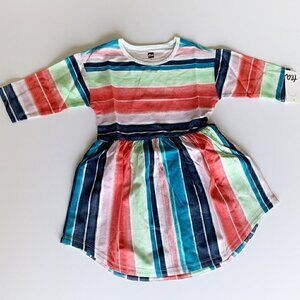 NWT Tea Collection Striped Midi Girl Dress 2T